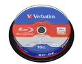Produktbild: Verbatim BD-RE 25GB Blu-ray Rohlinge 10er Pack 2x Schreibgeschwindigkeit Spindel