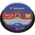 Produktbild: Verbatim 43694 Blu-ray BD-RE Rohling 25 GB 10 St. Spindel
