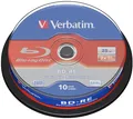 Produktbild: 10 Verbatim Blu-ray BD-RE 25Gb 1-2x Rohlinge wiederbeschreibbar Spindel 