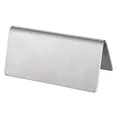 Produktbild: GRÄWE Metallschild wiederbeschreibbar, Namensschild für Tische und Veranstaltungen, personalisierbarer Tischaufsteller neutral 8 x 4 cm
