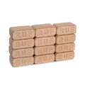 Produktbild: RUF BRIKETTS, 100% Buche – 10 kg Hartholzbriketts – Kaminbriketts & Ofenbriketts