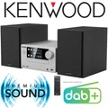 Produktbild: Kenwood Stereoanlage 2 x 25 Watt DAB+ FM UKW Blueooth USB CD M-725DAB-S Silber