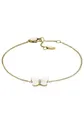 Produktbild: Fossil Armband Schmuck Geschenk Edelstahl Armschmuck JEWELRY Schmetterling, mit Zirkonia (synth) - mit Perlmutt