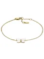 Produktbild: Fossil JF04425710 Damen Armband Schmetterling Edelstahl weiß 19 cm