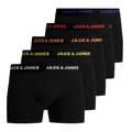 Produktbild: JACK & JONES Herren Boxershort JACBLACK Friday Trunks 5er Pack S M L XL XXL, Größe:XL, Farbe:Black Black - Black - Black - Black 12167028