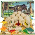 Produktbild: Dino Ausgrabungsset für Kinder Ei Dinosaurier Spielzeug ab 4 5 6 7 8 9 10 Jah...