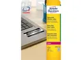 Produktbild: Avery Zweckform Typenschildetiketten L6011-20, extrem robust, geeignet für SW-Laserdrucker, 63,5 x 29,6 mm, 540 Stück/20 A4-Bogen, Polyesterfolie, silber