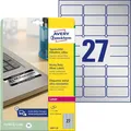 Produktbild: AVERY Zweckform L6011-20 Typenschild Folienetiketten (540 Aufkleber, 63,5x29,6mm