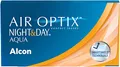Produktbild: Air Optix Night & Day Aqua Monatslinsen weich | 6 Stück | BC 8.4 mm | DIA 13.8 mm | -08.00 Dioptrien
