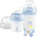 Produktbild: Chicco Gift Set NATURAL FEELING 1x150ml 1x250ml 1 Physioforma Comfort BLUE 0m+ (150 ml) (00081311610000)