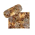 Produktbild: schönes Hartschalen-Etui mit weichem Microfaserbezug und passendem Tuch  LEOPARD