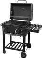 Produktbild: ACTIVA Grill Gusseisen Grillwagen Angular, Schwarz, Holzkohlegrill, 103 x 64,5 x 104 cm - Barbecue Grillwagen