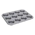 Produktbild: STÄDTER BACKFORM MUFFIN / CUPCAKES SILBER 35 X 27 CM FÜR 12 STK. NEU OVP