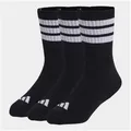 Produktbild: adidas Performance Funktionssocken 3-STREIFEN KIDS, KNÖCHELLANG, MIT POLSTERUNG, 3ER-PACK (3-Paar) schwarz 28-30