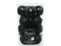 Produktbild: Weihnachtskugeln Christbaumschmuck Ø 35 mm 16 Stück schwarz