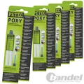 Produktbild: 4x 98425 PETEC POXY 24ML 2K 2 KOMPONENTEN-KLEBSTOFF KLEBER TRANSPARENT UNIVERSAL
