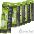 Produktbild: 5x 98425 PETEC POXY 24ML 2K 2 KOMPONENTEN-KLEBSTOFF KLEBER TRANSPARENT UNIVERSAL