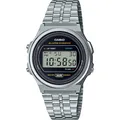 Produktbild: Casio Collection Vintage Unisex Digital Uhr mit Edelstahl Armband
