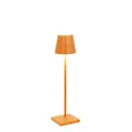 Produktbild: Zafferano POLDINA PRO MICRO Tischlampe Orange Dimmbar wiederaufladbar H 27,5cm