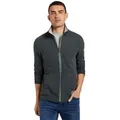 Produktbild: TOM TAILOR Sweatjacke mit halswärmendem Stehkragen grau XXXL (60)