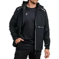 Produktbild: PUMA Workwear Regenjacke Herren - Wasserdicht - Leichter Windbreaker Fahrradjacke mit Kapuze Robuste und Atmungsaktive Arbeitsjacke für Handwerk & Bauarbeit 3XL
