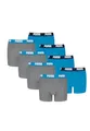 Produktbild: PUMA Boxershorts Jungen Kinder Unterhose Unterwäsche 8 er Pack, Farbe:277 - Blue/Grey mélange, Bekleidung:176