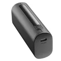 Produktbild: Cellularline | Power Bank Thunder 5000 | Extra kompaktes Ladegerät mit 12 W mit USB-C-Anschluss - Farbe Schwarz