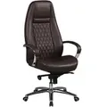 Produktbild: AMSTYLE AUSTIN Bürostuhl Permanent Contact Feste Armlehnen Höhenverstellbar Braun max. 120 kg SPM1.300 1300 x 680 x 700 mm