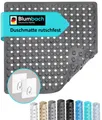 Produktbild: Blumbach Duschmatte - griffige Antirutschmatte Diamant 53 x 53 cm, - 100% BPA-frei, inkl. 2 Haken zum Aufhängen, Duscheinlage, schimmelressisten & maschinenwaschbar