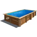Produktbild: Gre Echtholzpool Lemon Rechteckig 375 x 200 x 68 cm