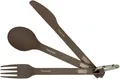 Produktbild: Vargo Titan-Besteckset, 3-teilig, braun
