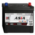 Produktbild: Autobatterie 12V 60Ah 550A/EN A60R PKW ASIA Japan Pluspol Rechts Starterbatterie