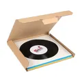 Produktbild: 10 St. Profi LP Versandkartons für 3-6 Vinyl LP's 325x325x20 mm stark