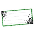 Produktbild: itenga 40x Buchetiketten Heftetiketten 9x4,5cm I Schulheft Etiketten I Namensschild beschreibbar selbstklebend Aufkleber aus Haftpapier (Pixel)