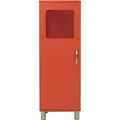Produktbild: Tenzo Malibu Halbvitrine Metall/Holzwerkstoff 50x41x143 cm - Silber