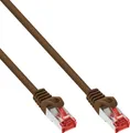 Produktbild: InLine Patchkabel, S/FTP (PiMf), Cat.6, 250MHz, PVC, Kupfer, braun, 25m, 25 m, Cat6, S/FTP (S-STP), RJ-45, RJ-45, Braun