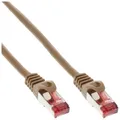 Produktbild: InLine® Patchkabel S/FTP (PiMf) Cat.6 250MHz PVC Kupfer braun 25m
