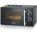 Produktbild: Severin MW9272 solo-mikrowelle schwarz 700 W Mikrowellengerät - Schwarz