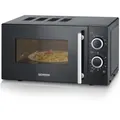 Produktbild: Severin MW 9272 Solo-Mikrowelle schwarz B-Ware