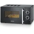 Produktbild: Severin MW9272 solo-mikrowelle schwarz 700 W Mikrowellengerät
