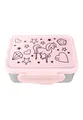 Produktbild: ergobag Edelstahl Brotdose mit Trennfach und Snack-Box, BPA-frei, Spülmaschinenfest Rosa
