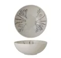 Produktbild: Bloomingville Salatschüssel Bea, Steingut, aus Steingut, Natur, 30,5 x 11 cm, handbemalt