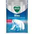 Produktbild: Wick Kräuterbonbons Blau Menthol, Hustenbonbon, zuckerfrei, im Beutel, 72g