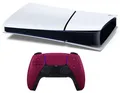 Produktbild: Sony Playstation 5 Slim Digital Edition Konsole 1x Controller-Rot 825 GB B-Ware