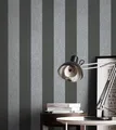 Produktbild: NEWROOM Vliestapete Schwarz Grau Streifen Modern Landhaus Wohnzimmer Büro