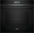 Produktbild: HR776G1B1 Backofen 60cm schwarz Dampfunterstützung cookControl HomeConnect Pyrolyse softMove