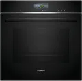 Produktbild: HR776G1B1,Einbau-Backofen mit Dampfunterstützung  Schwarz, Edelstahl, EEK: 