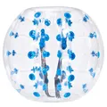 Produktbild: VEVOR Aufblasbarer Bump Ball Bumper Stoßball für Outdoor-Aktivitäten 1 STK. 1,2 m x 1,03 m, Blaue Punkte