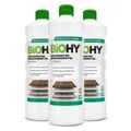 Produktbild: BiOHY Wischroboter Reinigungsmittel für Holzböden 3er Pack (3 x 1 Li... Vinyl- und Designbodenreiniger (3-St)