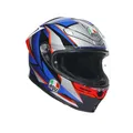 Produktbild: AGV K6 S Slashcut Blau Rot E2206 Integral Motorradhelm Gr. S Schwarz Blau Rot